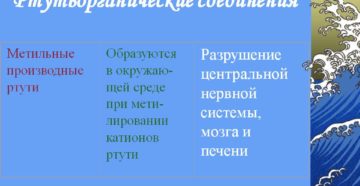 РТУТЬОРГАНИЧЕСКИЕ   СОЕДИНЕНИЯ