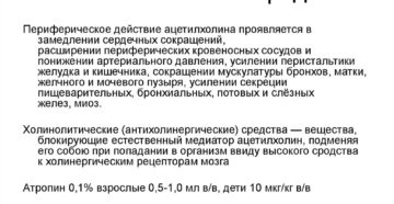 ХОЛИНОЛИТИЧЕСКИЕ СРЕДСТВА