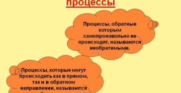 Обратимые и необратимые процессы