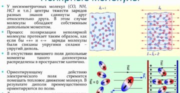 Полярные молекулы